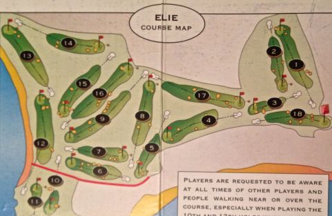 Elie course map