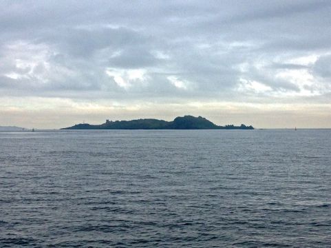 Inchcolm Island from distance