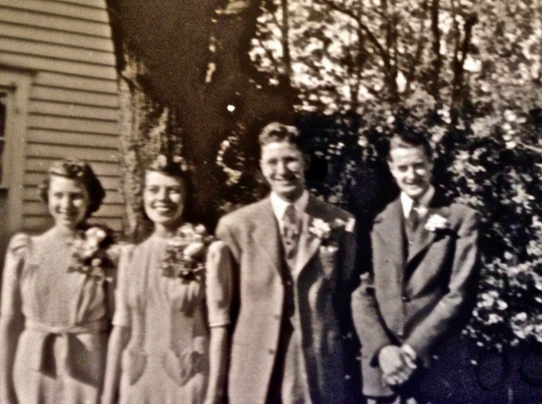 Mother &amp; Dad's wedding (enhanced) - 19 May 1941