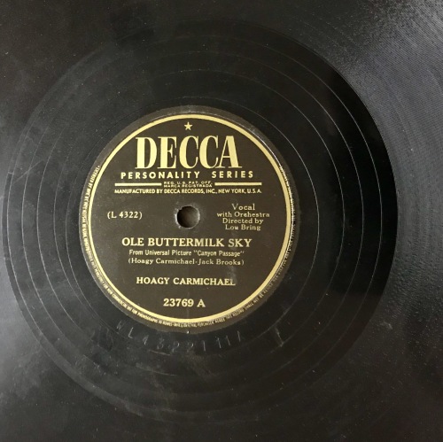 Ole Buttermilk Sky record label (1946)